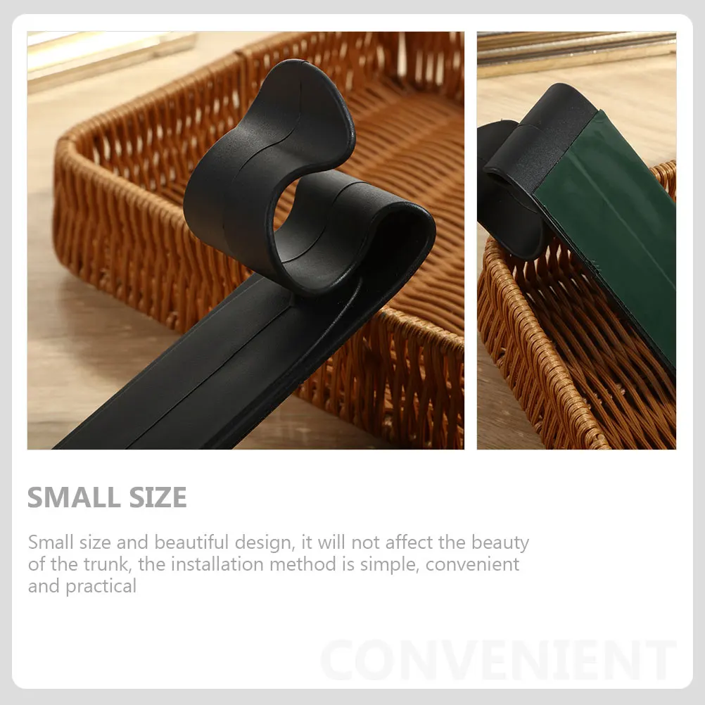 

4 Pcs Car Umbrella Hook Storage Holder Mounted Interior Accessories Clip Hangers Hanging Trunk Organizer Backseat