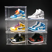 Adorno de escritorio modelo creativo DIY, regalo de cumpleaños para novio y novia, zapatillas Mini AJ de juego de moda, pared de