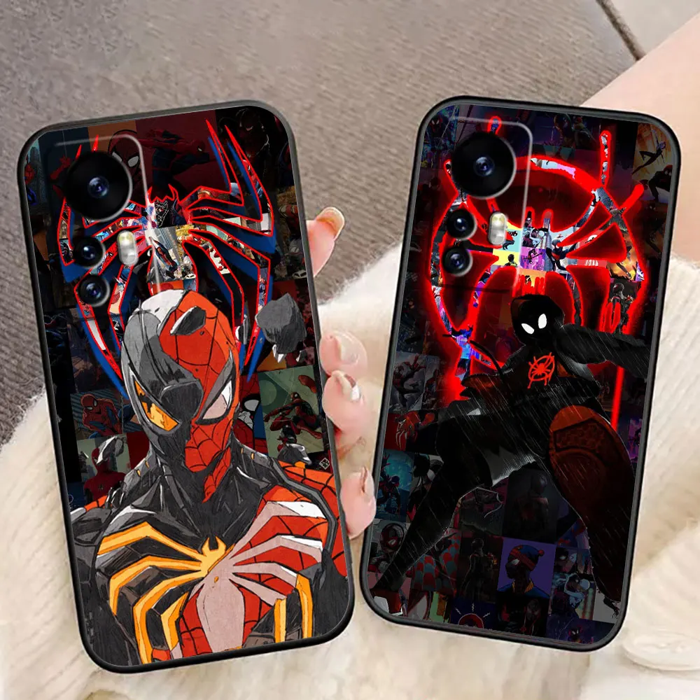 

Marvel Spider Man Cartoon Comic Phone Case For Xiaomi 9 10T 11 11T 12 12T 13 POCO F3 F4 F5 F6 X3 X4 X5 M3 M4 M5 M6 Case Funda