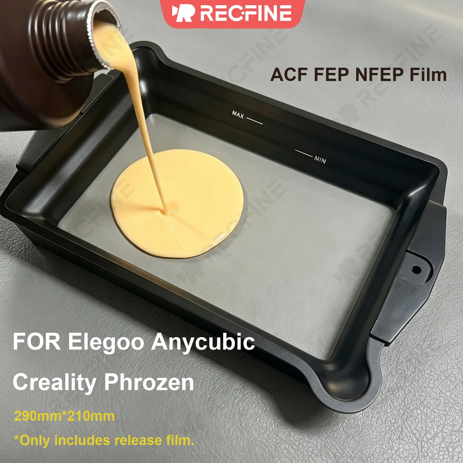 ACF FEP NFEP Film Compatible With Elegoo Anycubic Creality Phrozen Saturn Photon Halot Sonic 9.3-10.1 inch 290mm*210mm