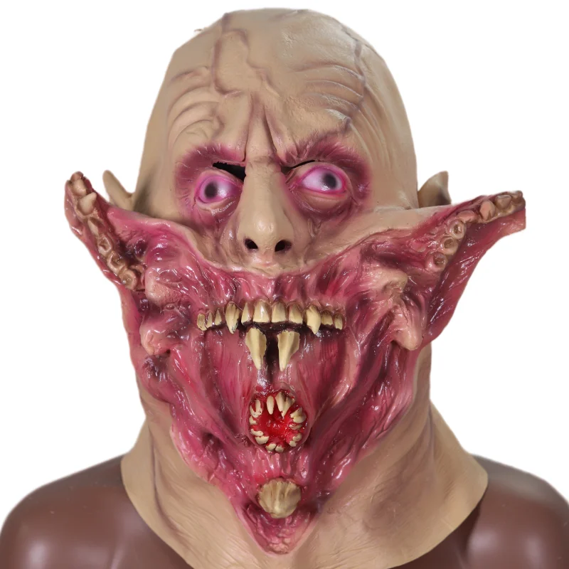 

Halloween Adult Costume Mask horror Latex Bloody Zombie mask Carnival party props Cosplay Masquerade diy decor scary Full Head