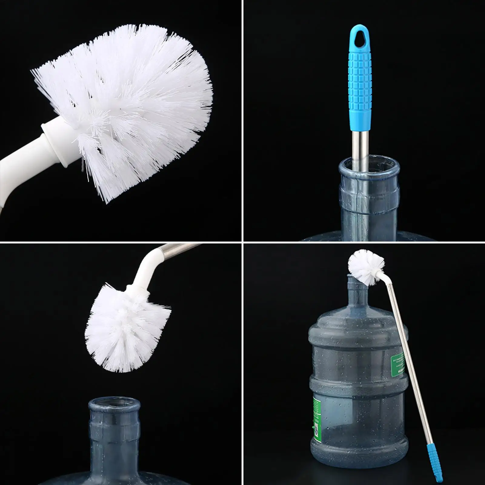 55cm Long Brush Cleaner For 5 /3 Gallon Water Bottle L Shaped Water Dispenser Bucket Brush Water Bucket Long Handle brush