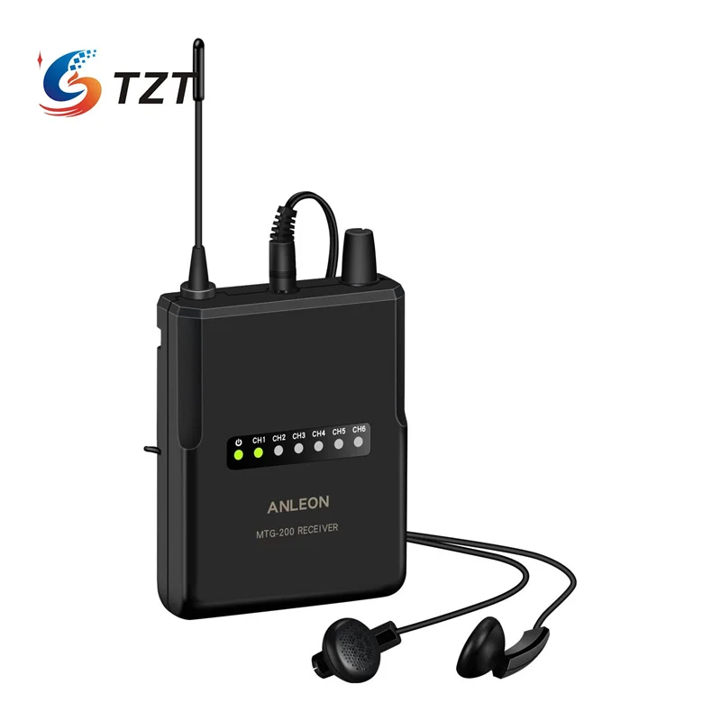 

TZT ANLEON MTG-200 Wireless Acoustic Transmission System for Tour Guide and Simultaneous Translation (1 Transmitter + 1 Receiver