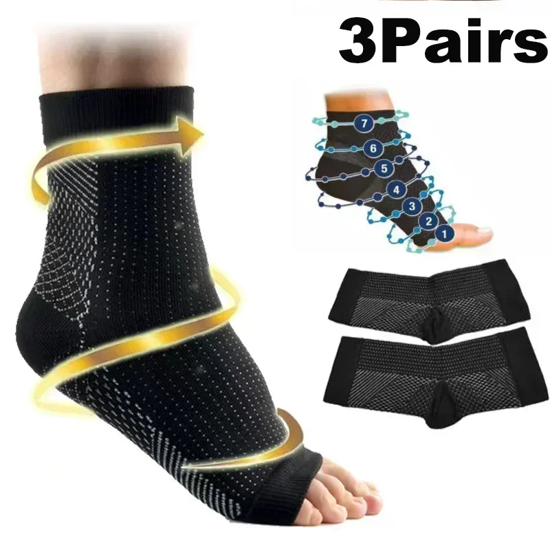 1 Pairs Men Women Ankle Support Sports Running Compression Ankle Pretect Outdoor Breatheable Sleeve Socks Brace