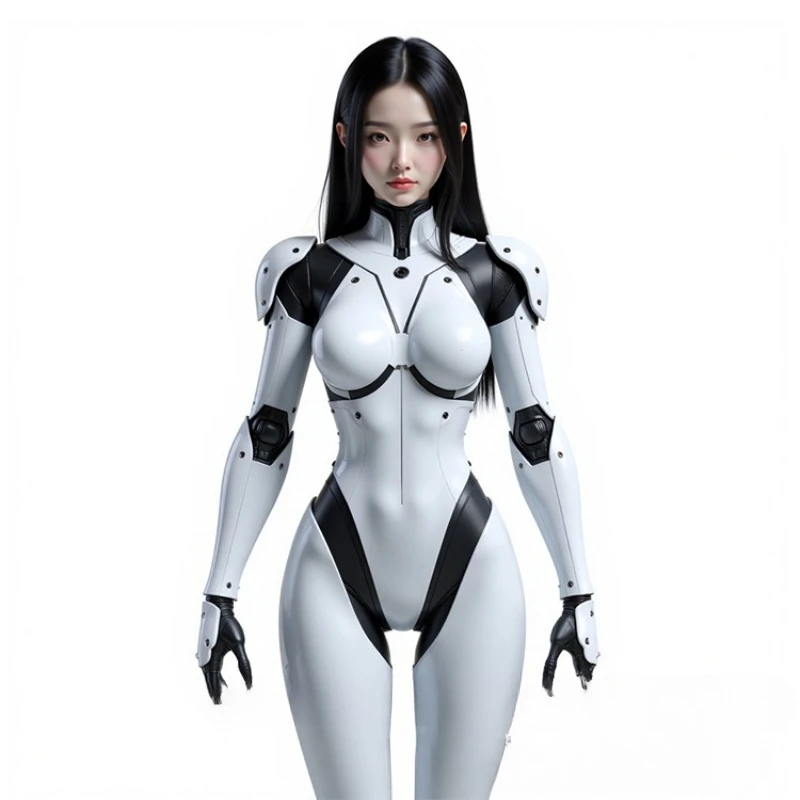 Robot humanoide biónico inteligente para recepción y asistencia, simulación de robot de bienvenida, expresión facial, movimiento de extremidades, para mostrador de recepción