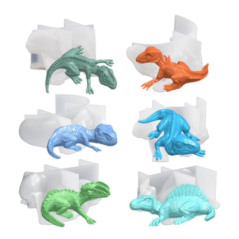 Dinosaur Mold 3D Dragon Mold Resin Mold Home Decorate Candle Making Mold 3D Animal Clay mold Holloween Deco