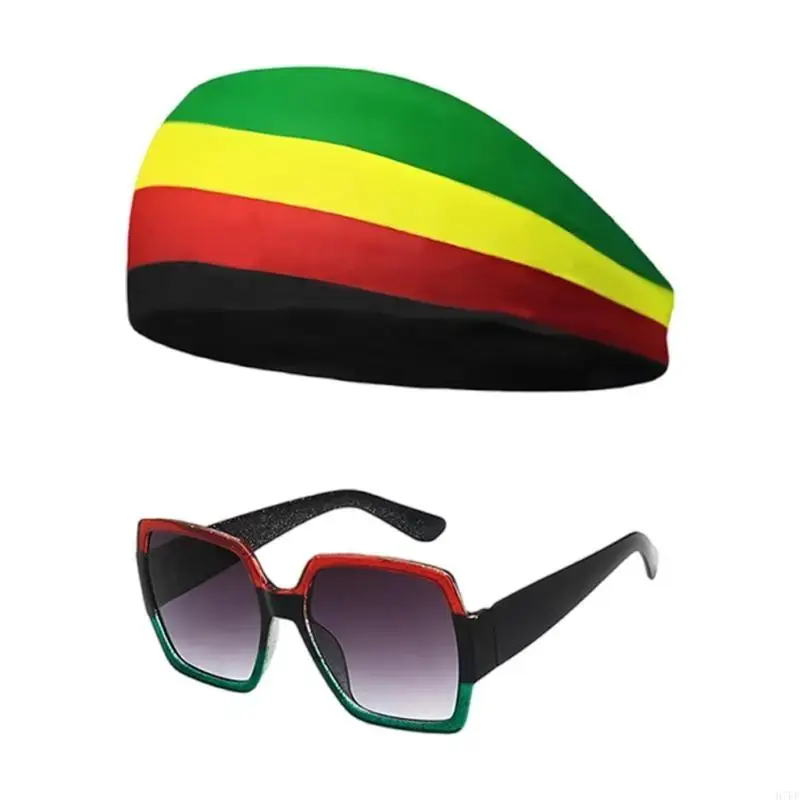 Juneteenth African Jewelry Dangle ต่างหูเจาะดอกไม้แว่นกันแดดถักเปียหมวกจาเมกาเครื่องแต่งกายแอฟริกันเครื่องแต่งกาย H7EF