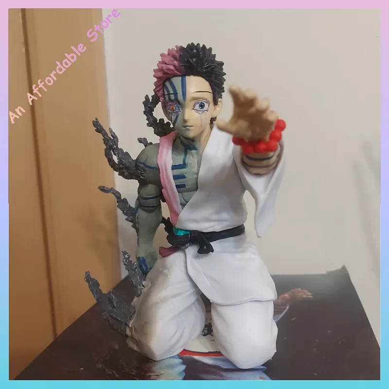 Figurine Demon Slayer Akaza en Pvc, 13cm, modèle de collection, jouets pour enfants, cadeaux d'halloween, ornements de poupée