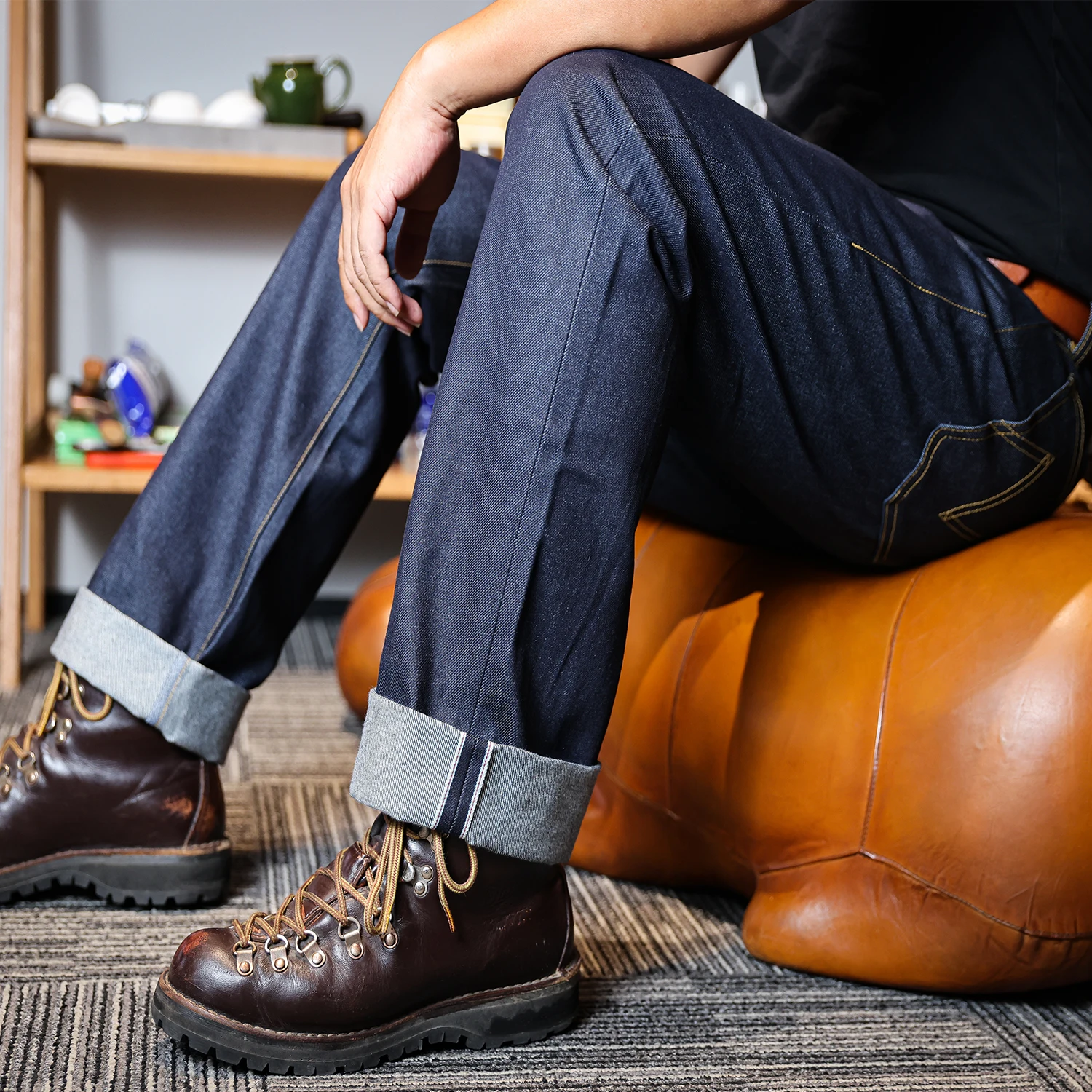 MAUHOSO Men's Original Fit Jeans