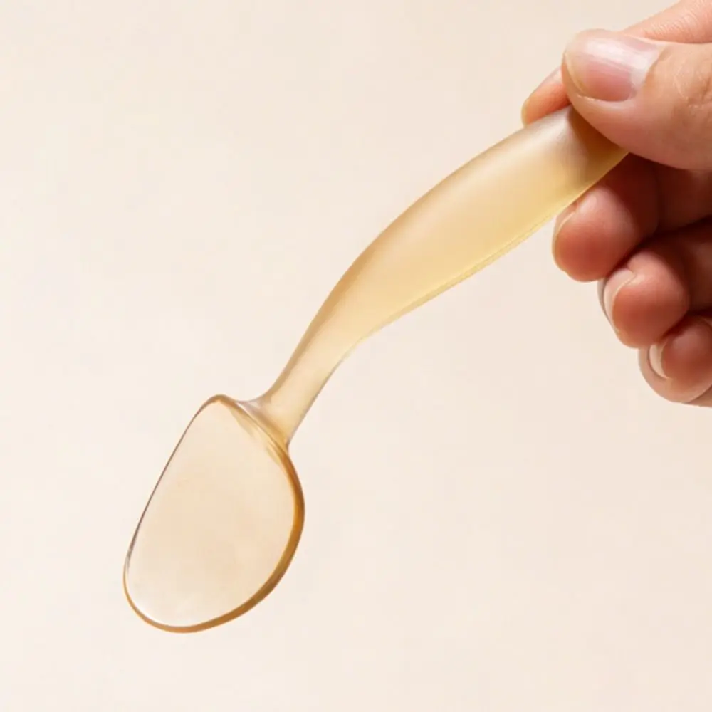 

Силиконовая ложка для еды с короткой ручкой, устойчивая к высоким температурам, обучающая ложка для обучения еде, мягкая ложка без BPA, ложка для кормления