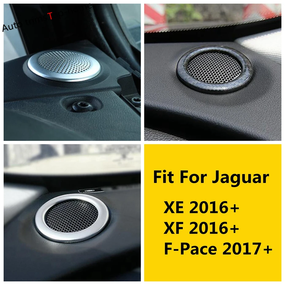 

Fit For Jaguar XE / XF 2016 - 2022 / F-Pace 2017 - 2022 Front Stereo Speaker Audio Sound Frame Cover Trim Auto Accessories