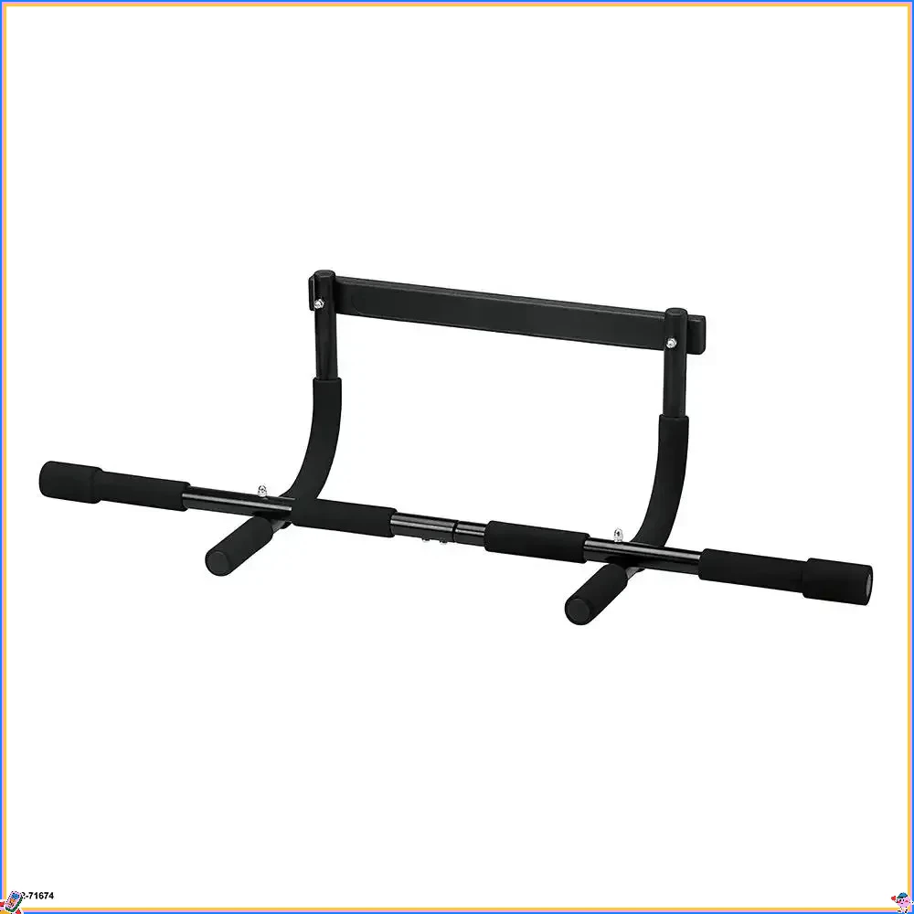 

Home Gym Multi-Grip Pull-Up Bar, 12 Adjustable Handles, Full Body Workout, 300-Pound Weight Capacity, with Rails