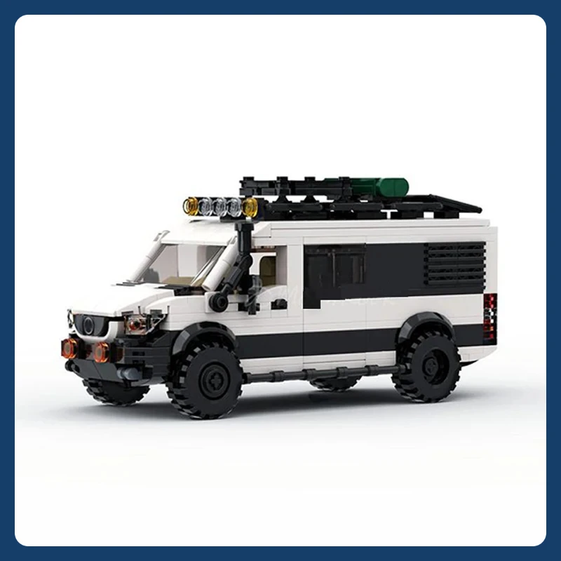 

MOC автомобильный творческий UCS 4x4 модель внедорожника, комплект строительных блоков, автомобильные кирпичи, сборка головоломки, игрушки «сделай сам», подарки для детей