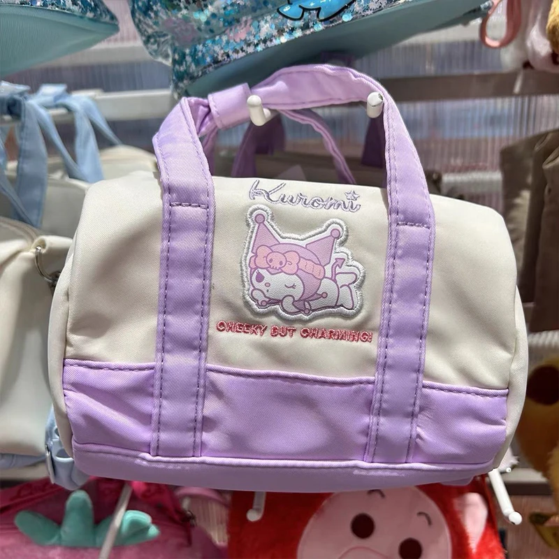 Sanrio Kawaii Kuromi Mijn Melodie Handtas Anime Cinnamoroll Make-Up Tas Meisje Hart Cartoon Schattige Schoudertas Tij Cadeau Voor Kinderen