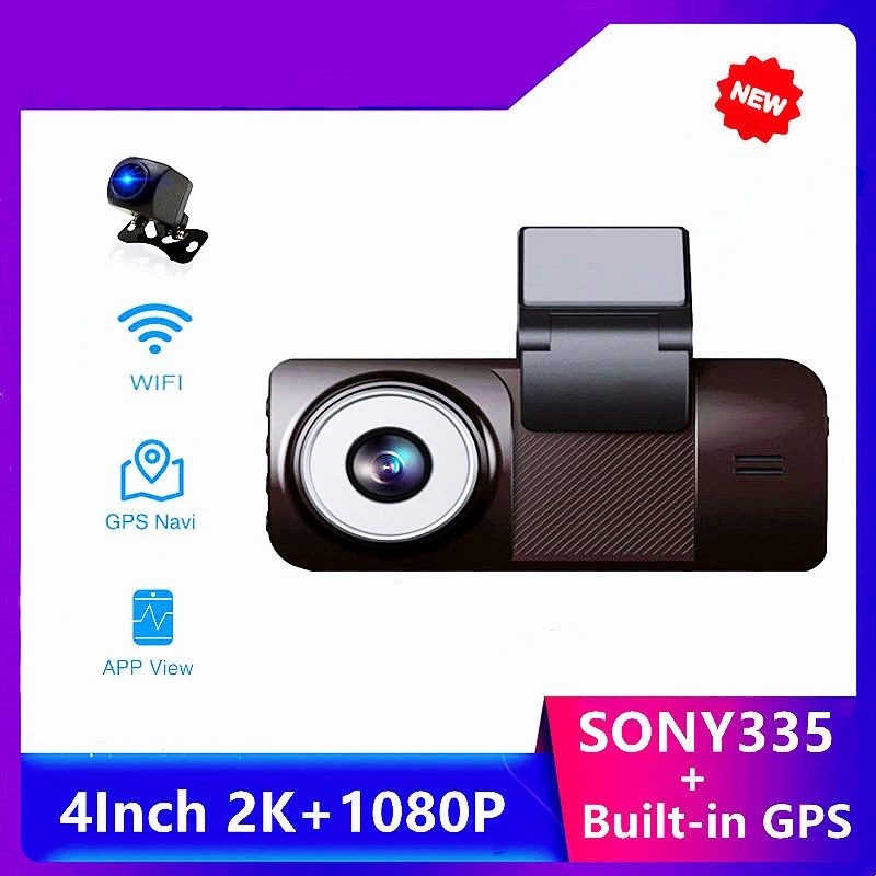 

MINI DVR Dash Cam 2K 2560*1440P Rear View Camera 1080P Car DVR Recorder Sony IMX335 G-Sensor Night Vision Reverse