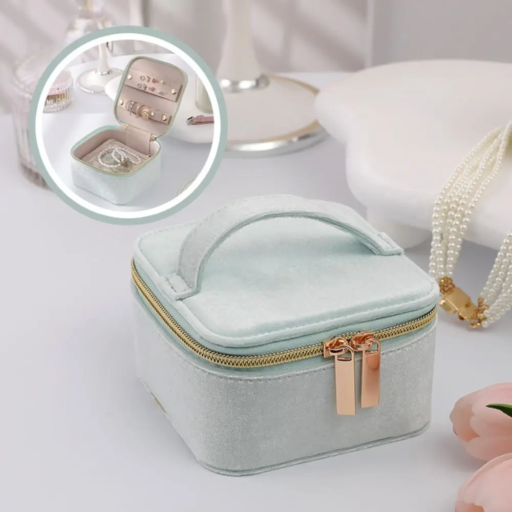 

Exquisite Jewelry Storage Box Cosmetic Bag Portable Foldable Jewelry Roll Convenient Jewelry Display Jewelry Organizer Watch