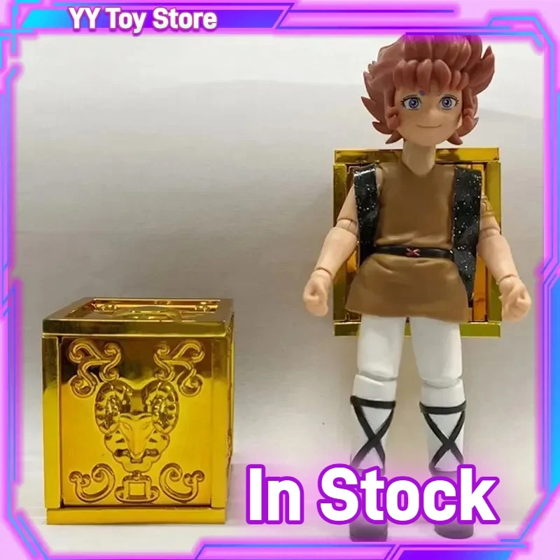 

ST/ShineTime Saint Seiya Myth Cloth EX Aries Mu Action Figure Gold Knights of the Zodiac Collectible Model Toy for Gift