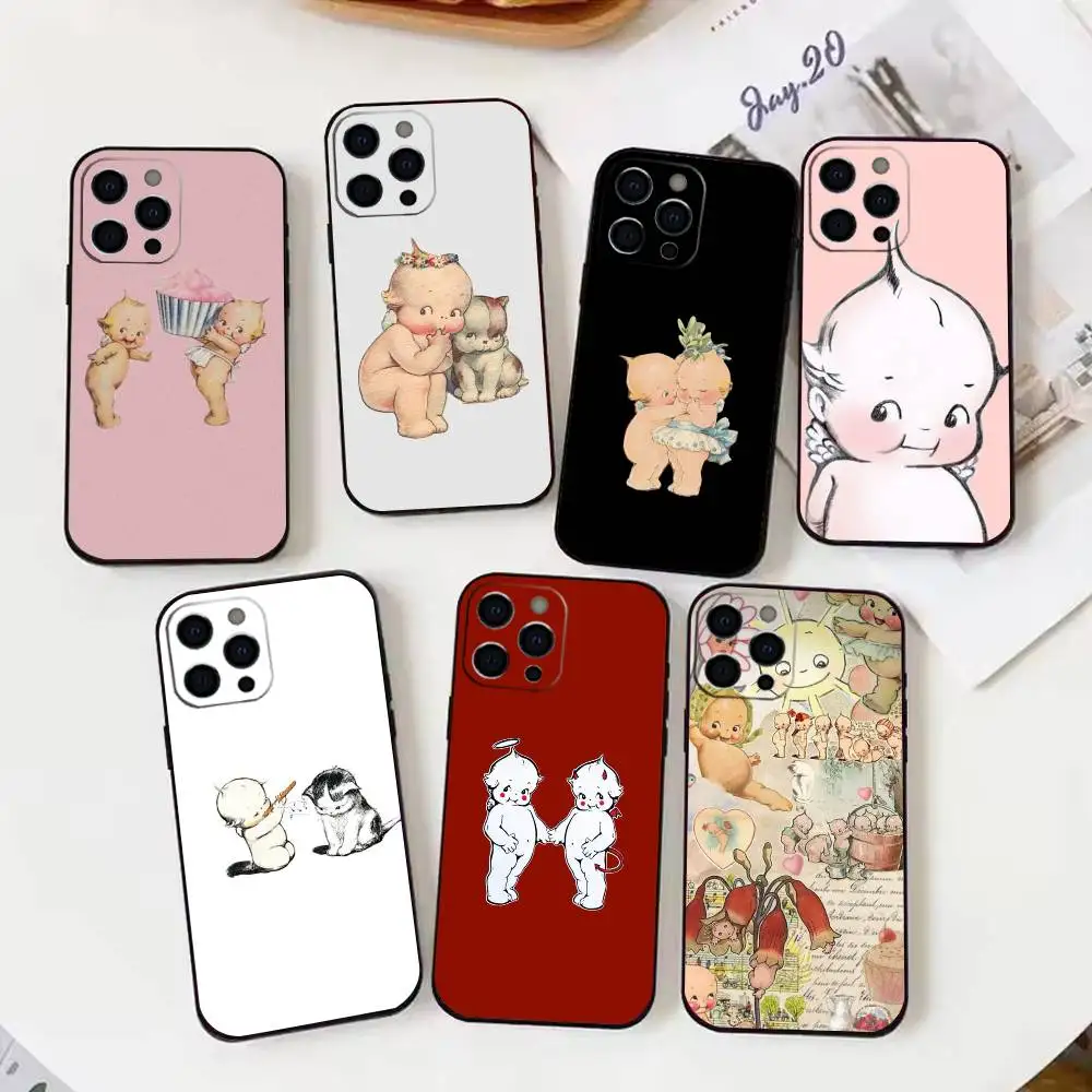 

Cartoon Art K-Kewpie Phone Case For iPhone 17, 16,15,14,13,12,11 X XR Plus,Others Soft Black Cover