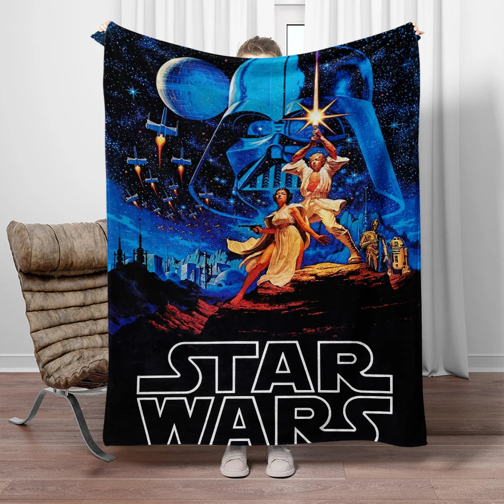 Star War printing Blanket.Seasonal Blankets. Used for Sofas, Beds, Living Rooms, Travel Picnics, Blankets, Gifts, Thin Blankets