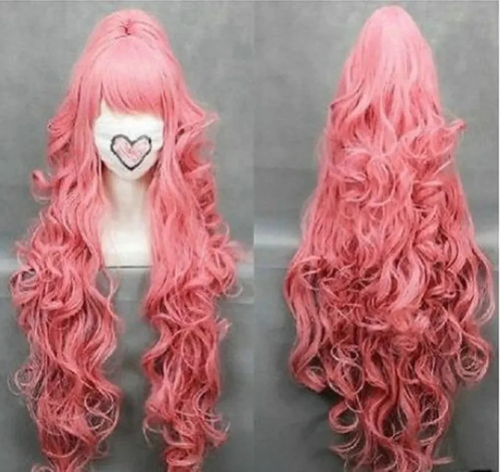 

80cm VOCALOI D-Megurine Luka PINK Anime Cosplay wig