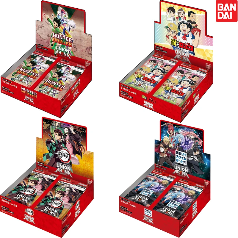 

BANDAI Union Arena Scale Booster Pack Hunter X Hunter Booster Box TCG Anime Collection Card UA03BT in Stock
