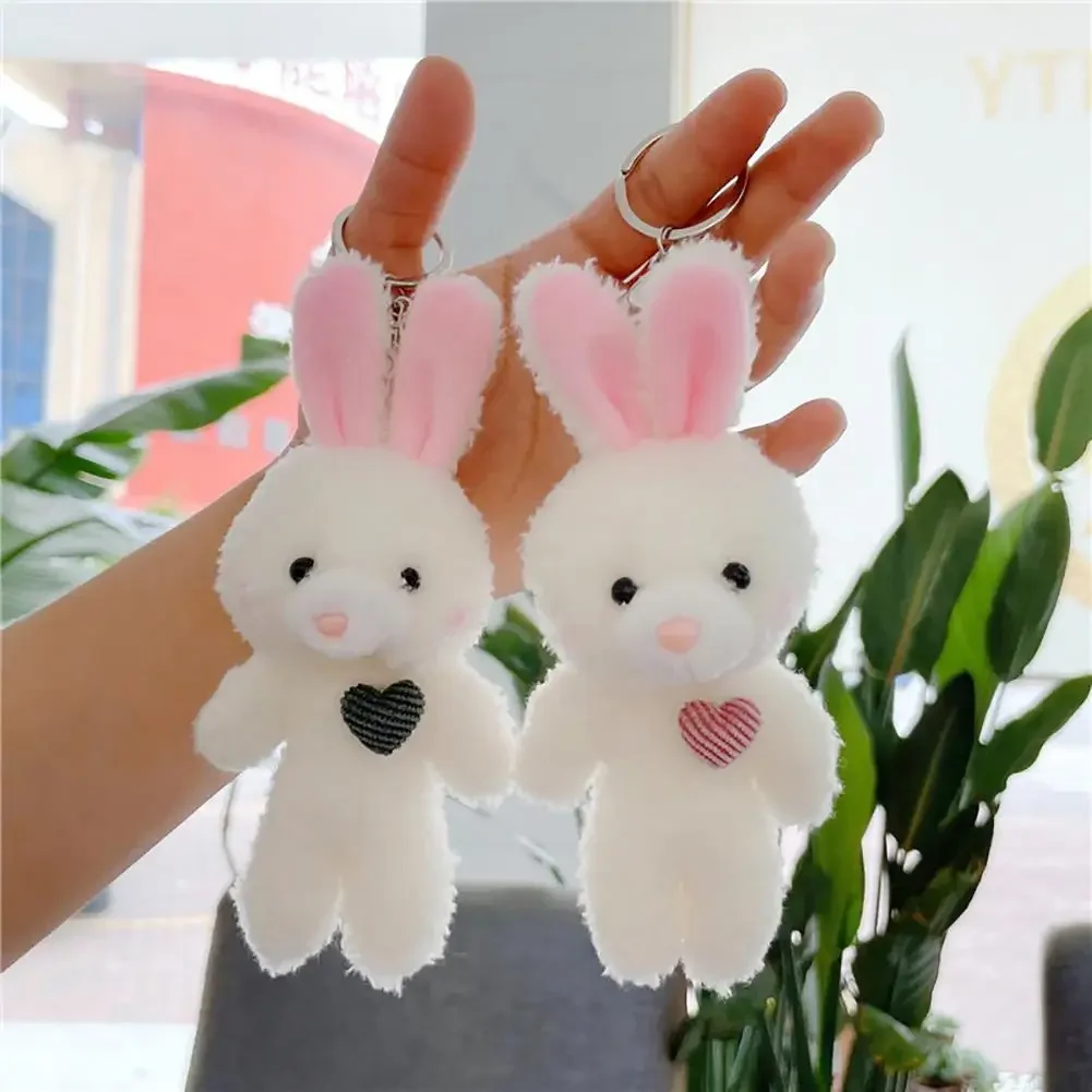 1Pc Simulation Rabbit Pendant Girl Plush Toy Claw Machine Ornaments Gift Anime Keychain Doll Children Gifts Toy