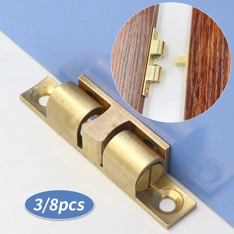 

3/8pcs lock buckle, adjustable tightness, suitable for wardrobe, cabinet furniture doors, door buckles