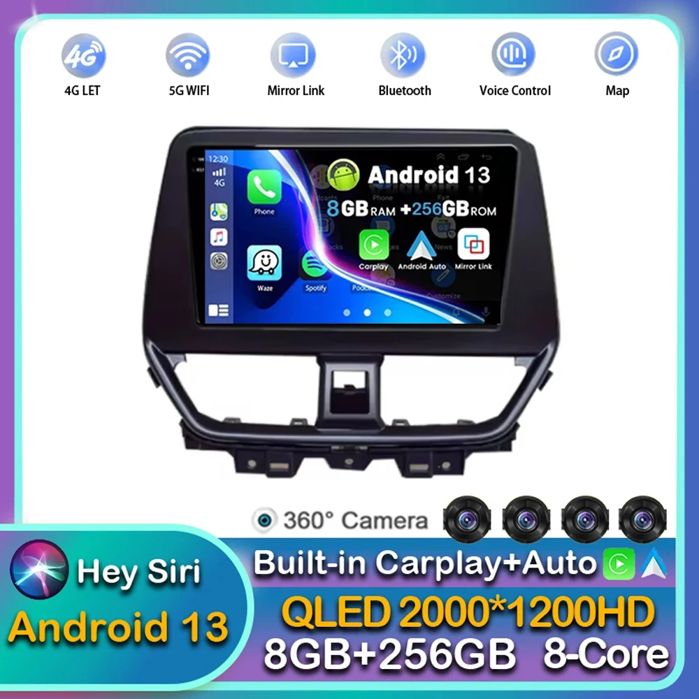 Android 14 GPS Navigation For Suzuki Fronx Baleno 2021- 2023 Autoradio Multimedia Stereo QLED IPS DSP Car Screen WIFI BT 4G LET