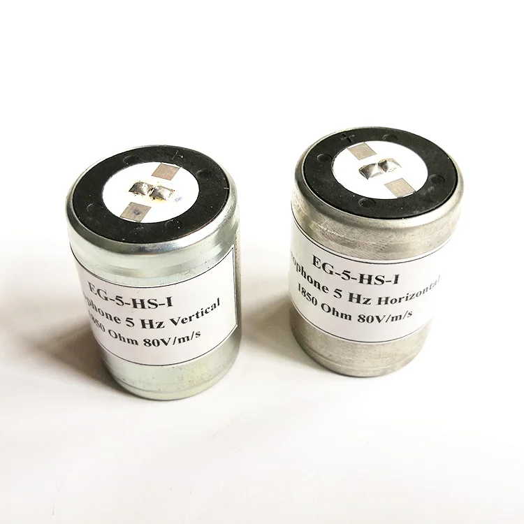 EG-5-HS-I Geófono de alta sensibilidade 5 Hz Sensor de geófono sísmico horizontal 5 Hz
