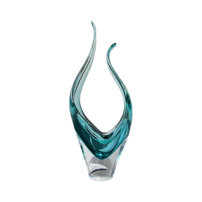 Luxury Crystal Glass Sculpture Home Decor Christmas Wedding Halloween Birthday Modern