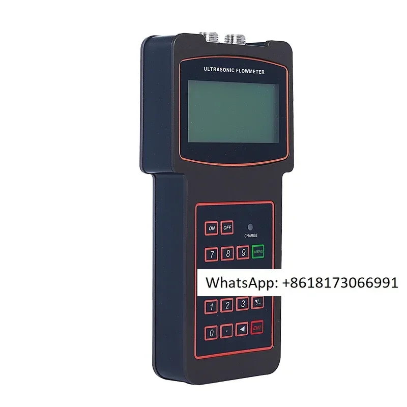 

High precision ultrasonic flowmeter portable handheld wall mounted external clip external sticker liquid water flow rate