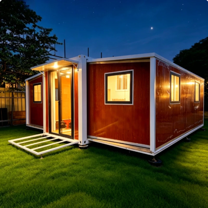 Customized Luxury Modern Modular Sandwich Panel Container House 20 Tiny Extendable Prefabricated Villa Bedroom Holiday Home