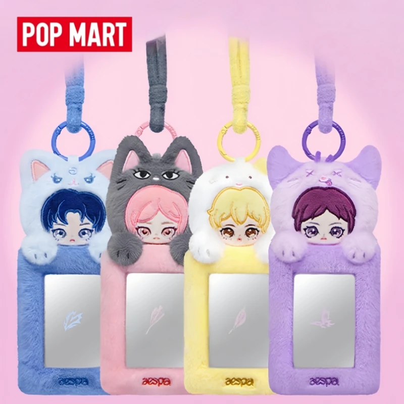 

Хит продаж: Оригинальный набор маленьких карточек Popmart Aespa Velvet Cute Friend, коллаборация, коллекционные подарки-сюрпризы в слепых коробках, подвески