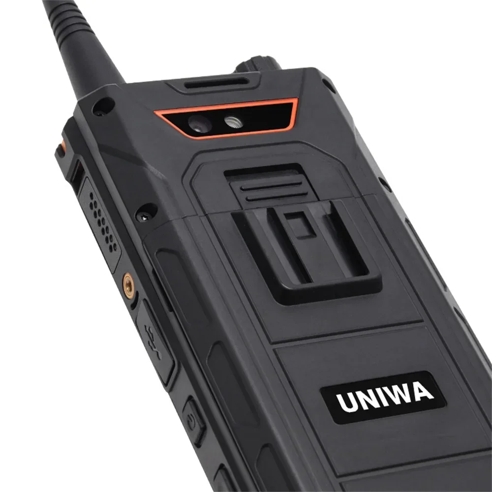 UNIWA P4 Plus IP68 Waterproof VHF DMR PTT PoC Dual Mode Android Rugged Smart Mobile Phone with Walkie Talkie 4GB+64GB Smartphone