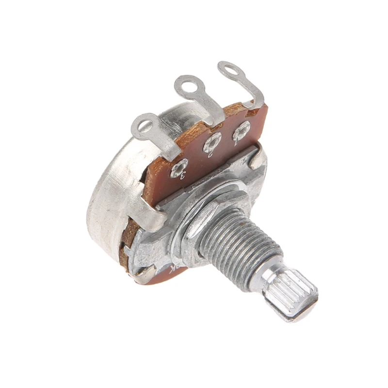 B500K ポテンショメータ スプライン ポット エレキギター ベース エフェクター アンプ トーン ボリューム パーツ