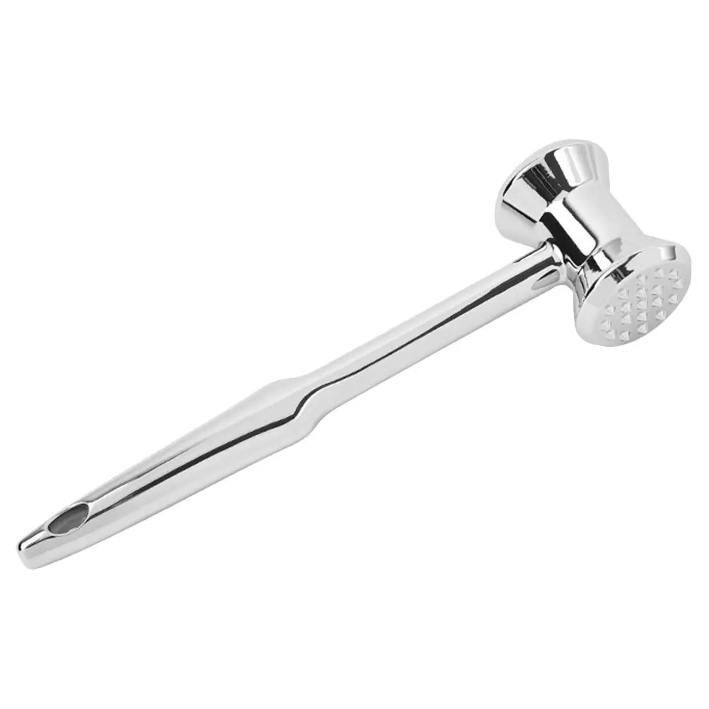 

Zinc Alloy Meat Tenderizer Mallet Kitchen Tool for Pounding Chicken Steak Beef and Easily Crushing Nuts Ice Hard Candy