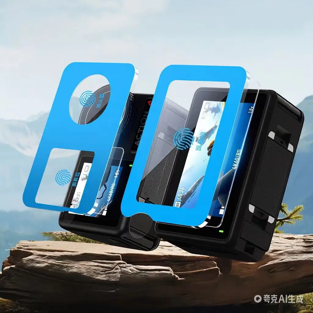 

3 in1 Set Lens Screen Protector for DJI Osmo Action 4 5 Pro Camera Film Screen Protective Anti-Scrach Anti-Bubble Tempered Glass