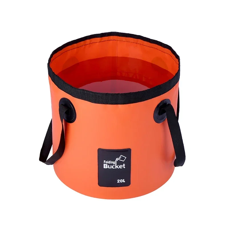 20L Waterproof Folding Bucket Car Wash Bucket Multifunction Bowl Sink Washing Bag Portable Outdoor Travel Foldable Water Bucket