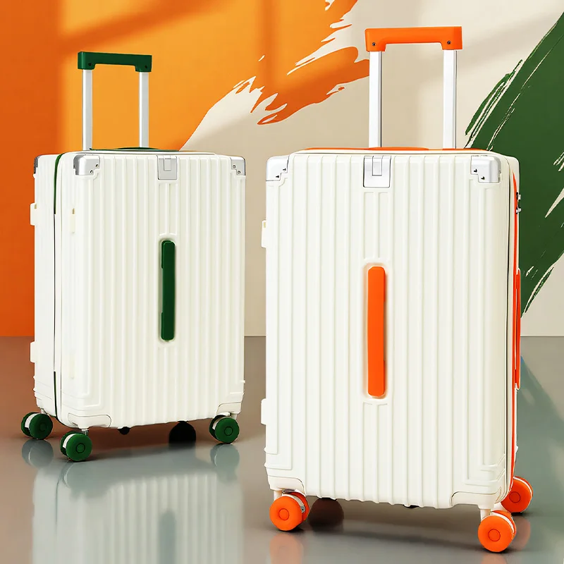 

Large Capacity 28-inch Suitcase with Five Wheels 20-inch Trolley Suitcase for Men and Women Combination Lock Cabin Luggage