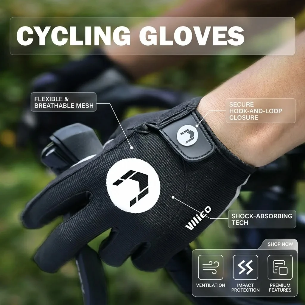 Cycling Gloves Bike Shockproof Half Finger Gloves Breathable Anti-shock Bike Short Gloves Summer High Elasticity Gloves