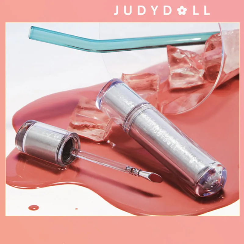 Judydoll Lip Glaze rossetto Ice Iron Head idratante Liquid Lip Tint Mirror Gloss Lip Gel