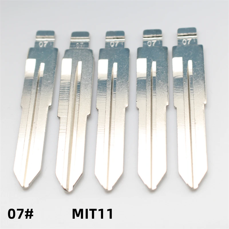 

OEM 30Pcs 07# MIT11 Metal Blank Uncut Remote Key Blade For Mitsubishi For Keydiy KD Xhorse VVDI JMD