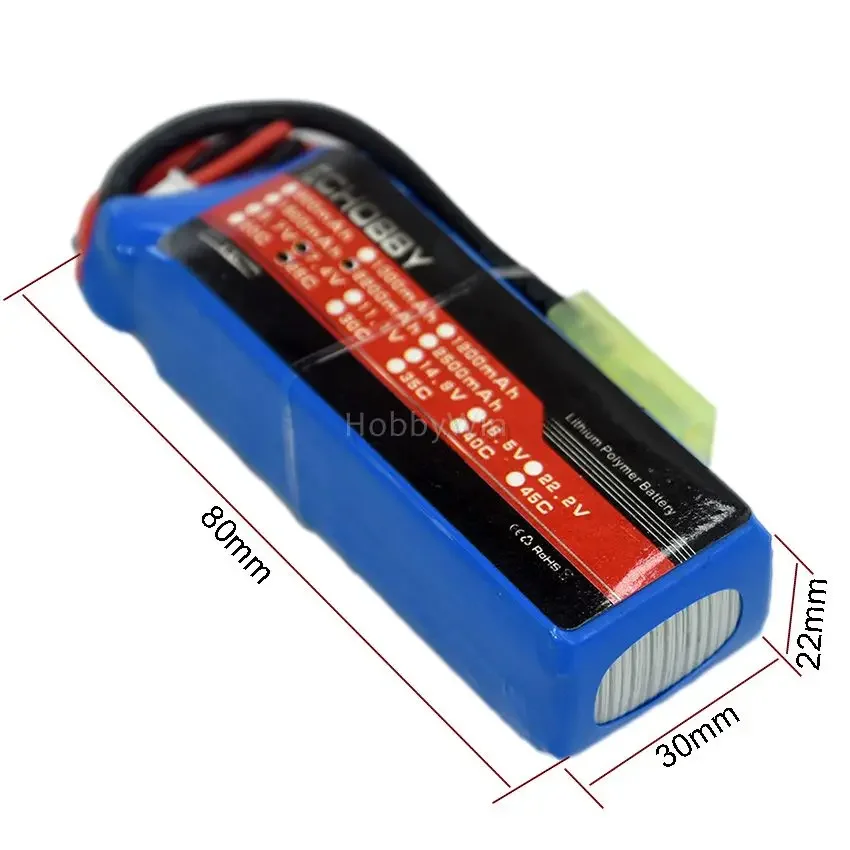 

7,4 V 2S 2200mAh 25C Литий-полимерный аккумулятор EL2P женский P-TO-S для радиоуправляемой лодки автомобиля грузовика гоночной скоростной лодки