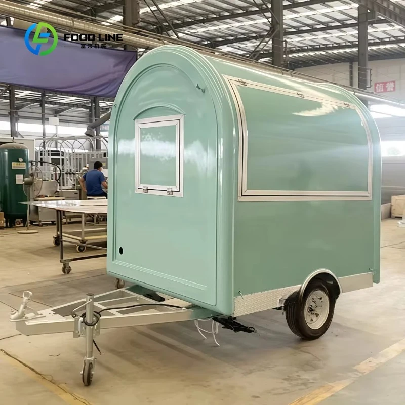 Customized Food Trailer Fully Equipped Prefabricated Container Restaurant Food Mobile Truck Sandwich Taco Coffee Bar Pushcart