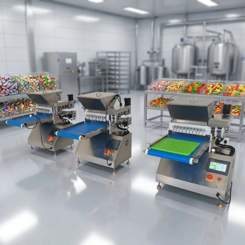 Customized Semi-Automatic Mini Candy Molder Hand Depositor Lab Scale Gummy Bear Make Machine Food Processing Machinery