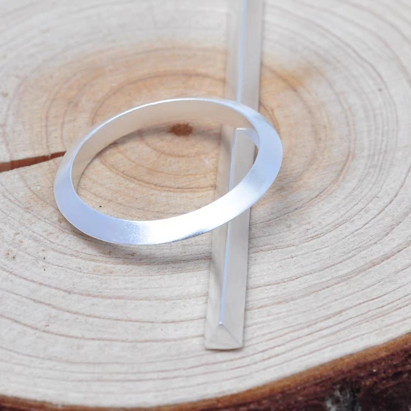 ジュエリー作り用の本物の1.5スターリングシルバートライアングルワイヤー,1mm,1.8mm,2.5mm,2mm,999mm