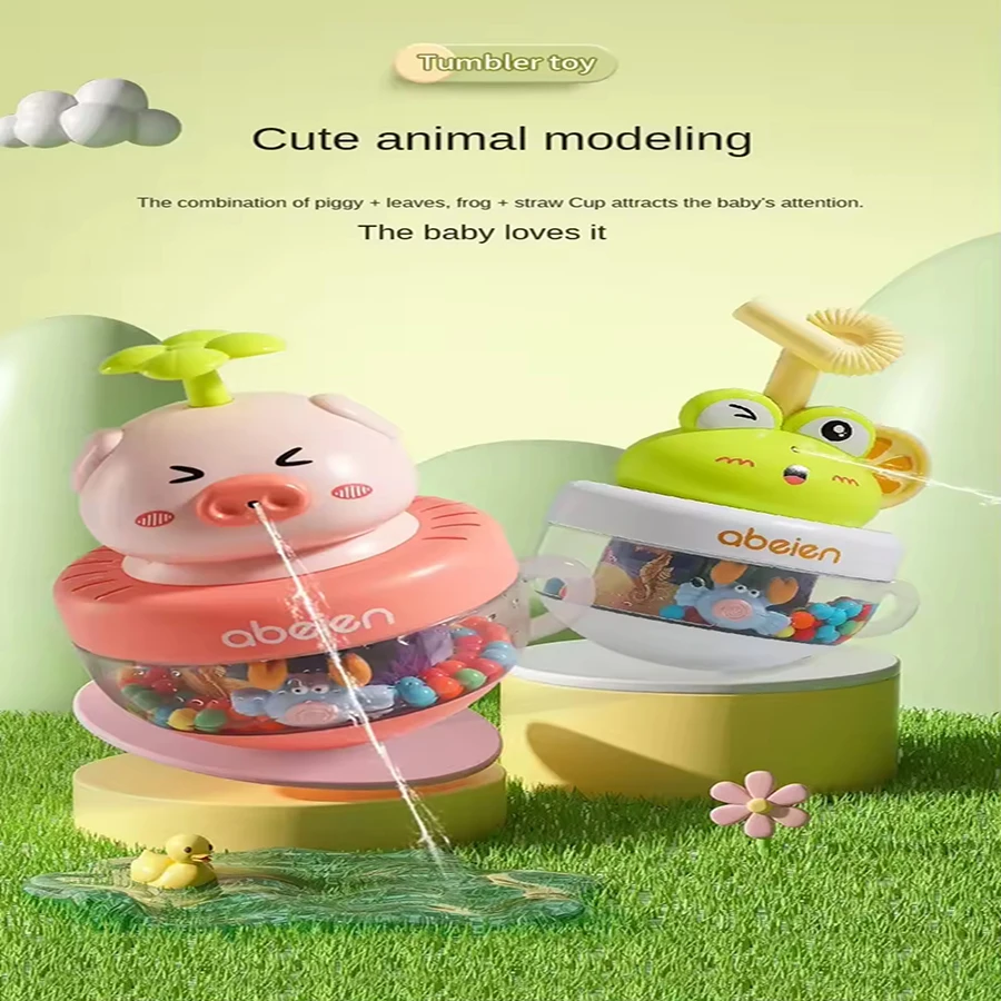 للحمام الطفل لعبة المياه الضفدع نموذج صنبور دش رذاذ الماء ألعاب أطفال ل التدفق الرش الحمام الاطفال هدية #2