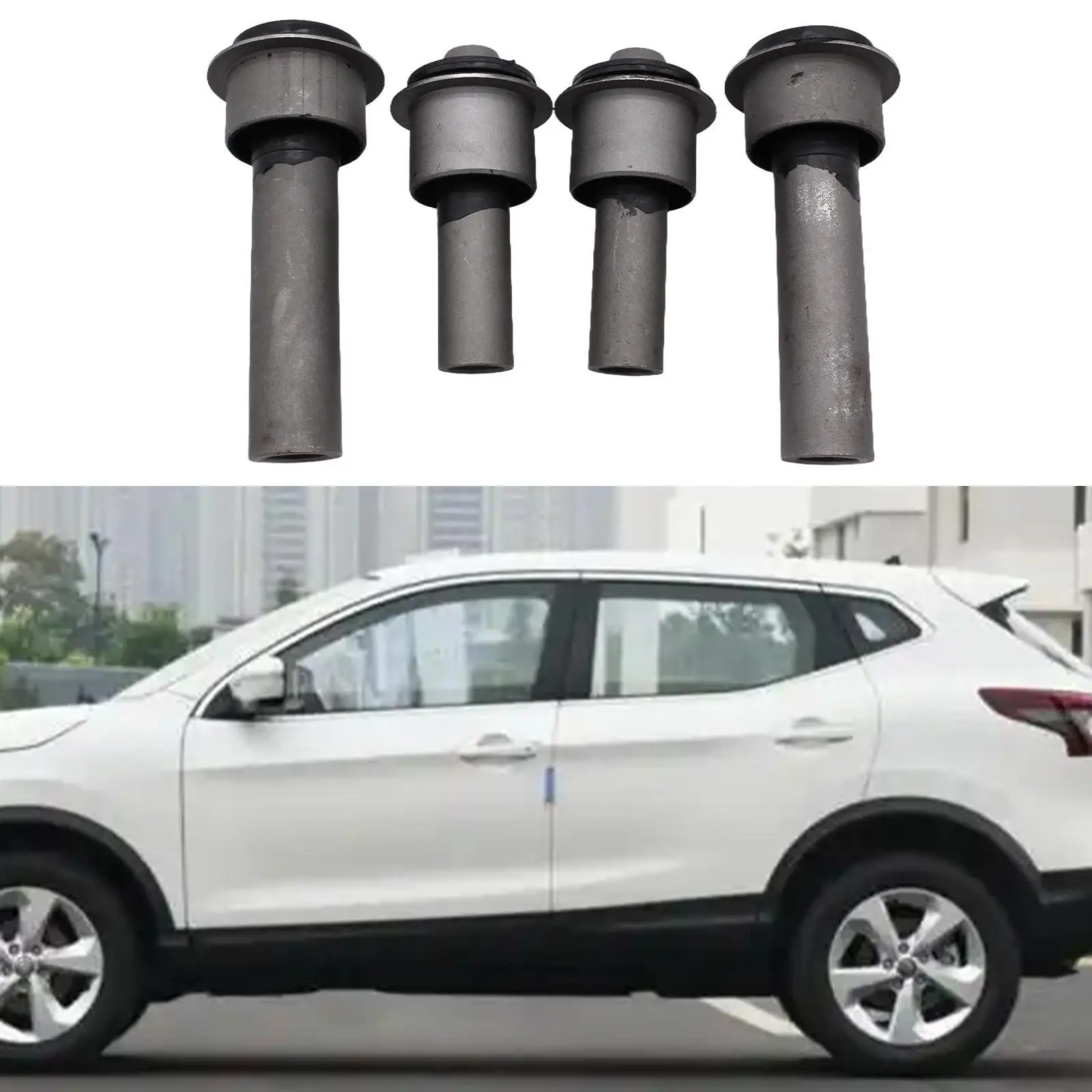 4Pcs Engine Cradle Front Subframe Bushing High Performance Repair Parts Premium Professional 54467-br00A for Renault Koleos