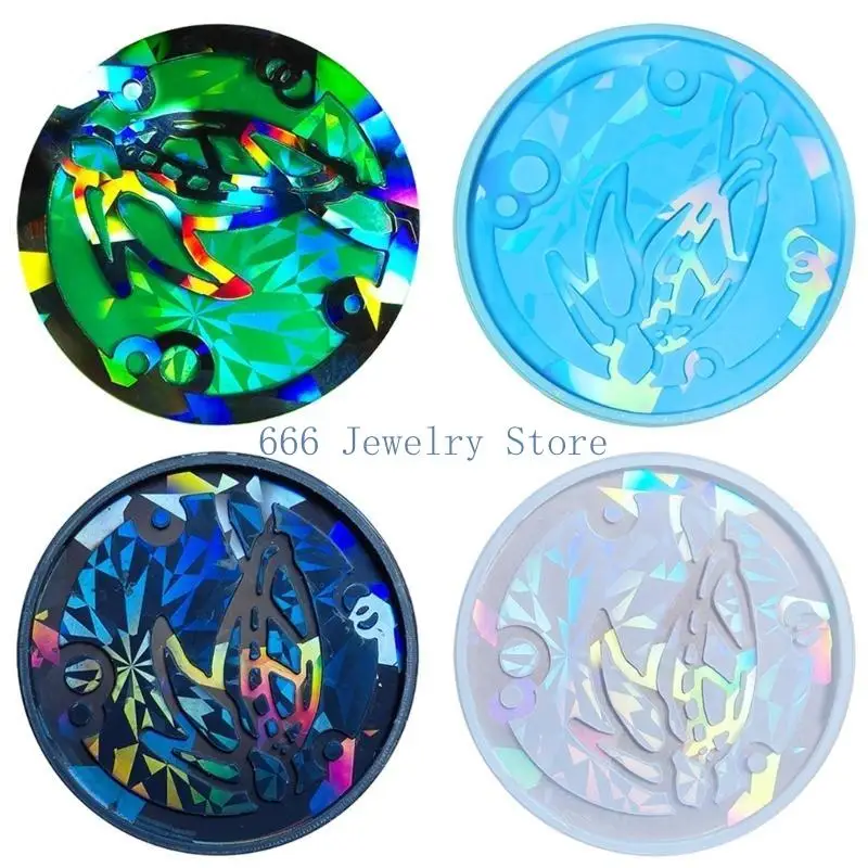 F2TD المجسم لتقوم بها بنفسك كوستر قوالب مسند للكوب قوالب البحر السلاحف شكل راتنجات الايبوكسي قوالب مادة السيليكون DIY بها بنفسك