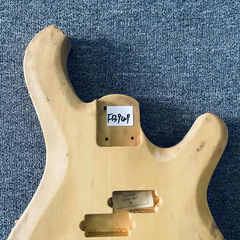 FB949 Custom Electric Bass Unfinished PJB Bass Body in Solid Basswood Right Hand Version for Replace Stock Items DIY Use